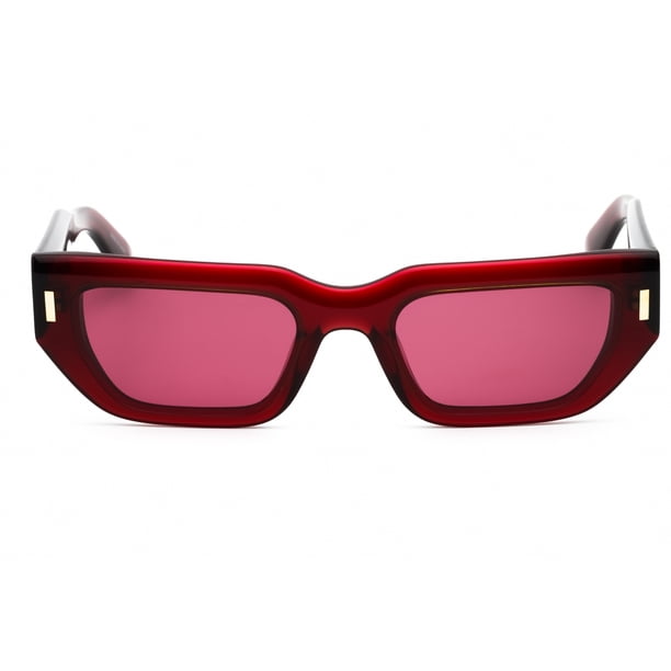 Calvin Klein Burgundy Red Sunglasses Calvin Klein Burgundy Square Ladies Sunglasses CK23502S 616  main image 2