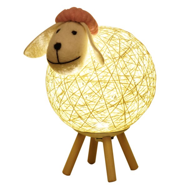 Kids LED Sheep Night Light Baby Night Light, Lámpara de noche para niños, Decoración de la habitación de los niños, Decoración de la guardería, Niños, Niñas - Dontodent Kuyhfg Sin marca