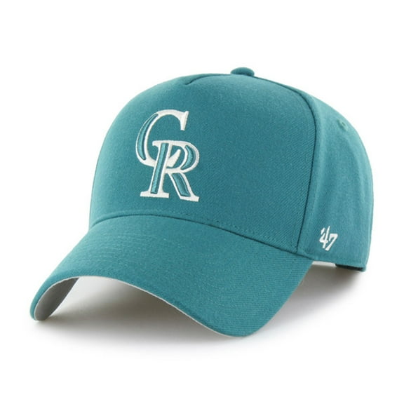 Men's-'47  Teal Colorado Rockies Ballpark Offside Adjustable Hat
