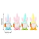 thumbnail image 3 of Toystoory Decoraciones de Pascua, muñecas de conejito de peluche, diseño de escena de adorno de fiesta de primavera, adorno de ambiente DIY, muñeco de Kits de decoración para fiestas Amarillo Toystoory HA061965-03B, 3 of 6