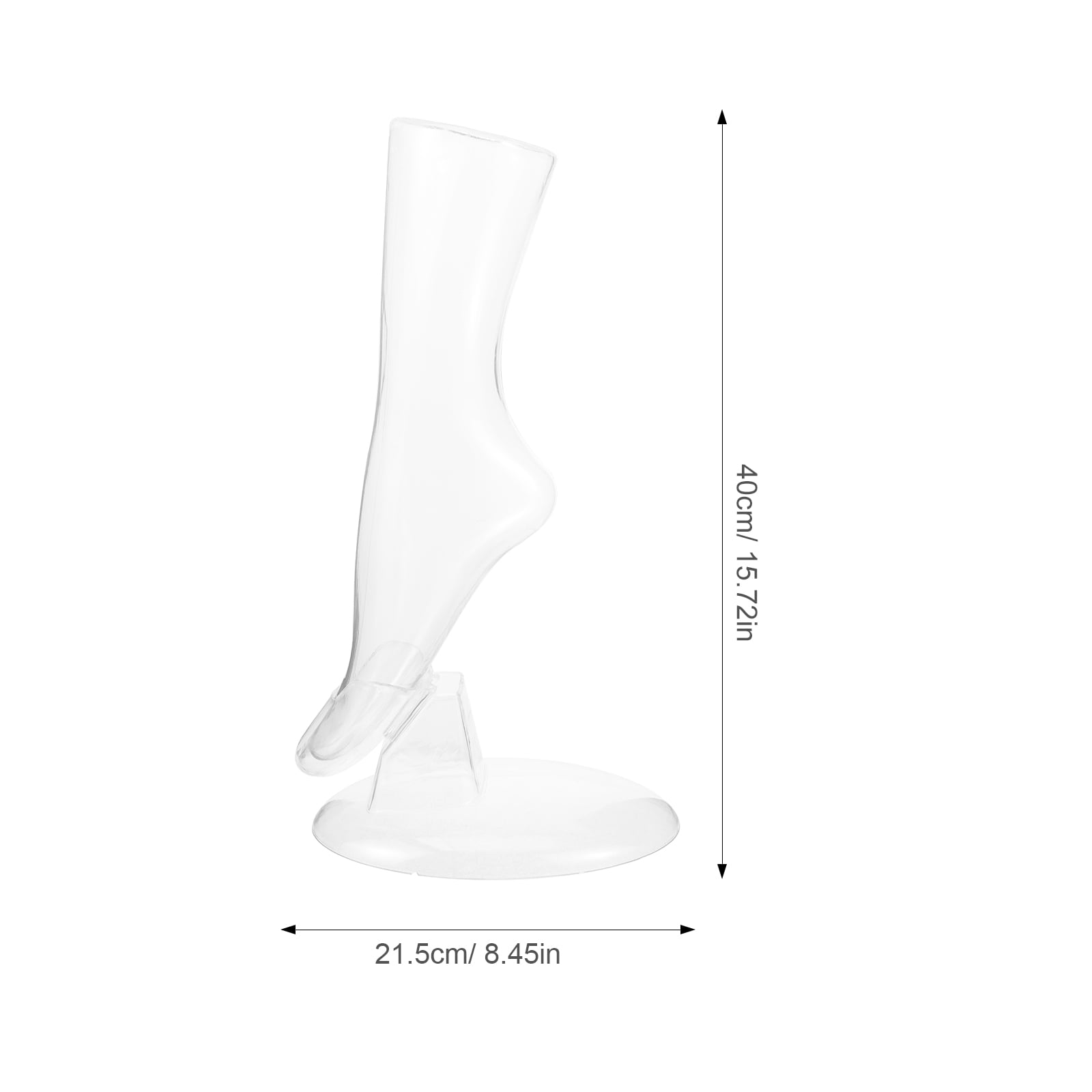 3pcs Reusable Sock Display Mannequin Feet Stand for Socks Presentation and Retail Showcase Holder