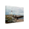 thumbnail image 2 of J.D. Mcfarlan 'Peggy's Cove Lighthouse' Outdoor Canvas 24x32, 2 of 5