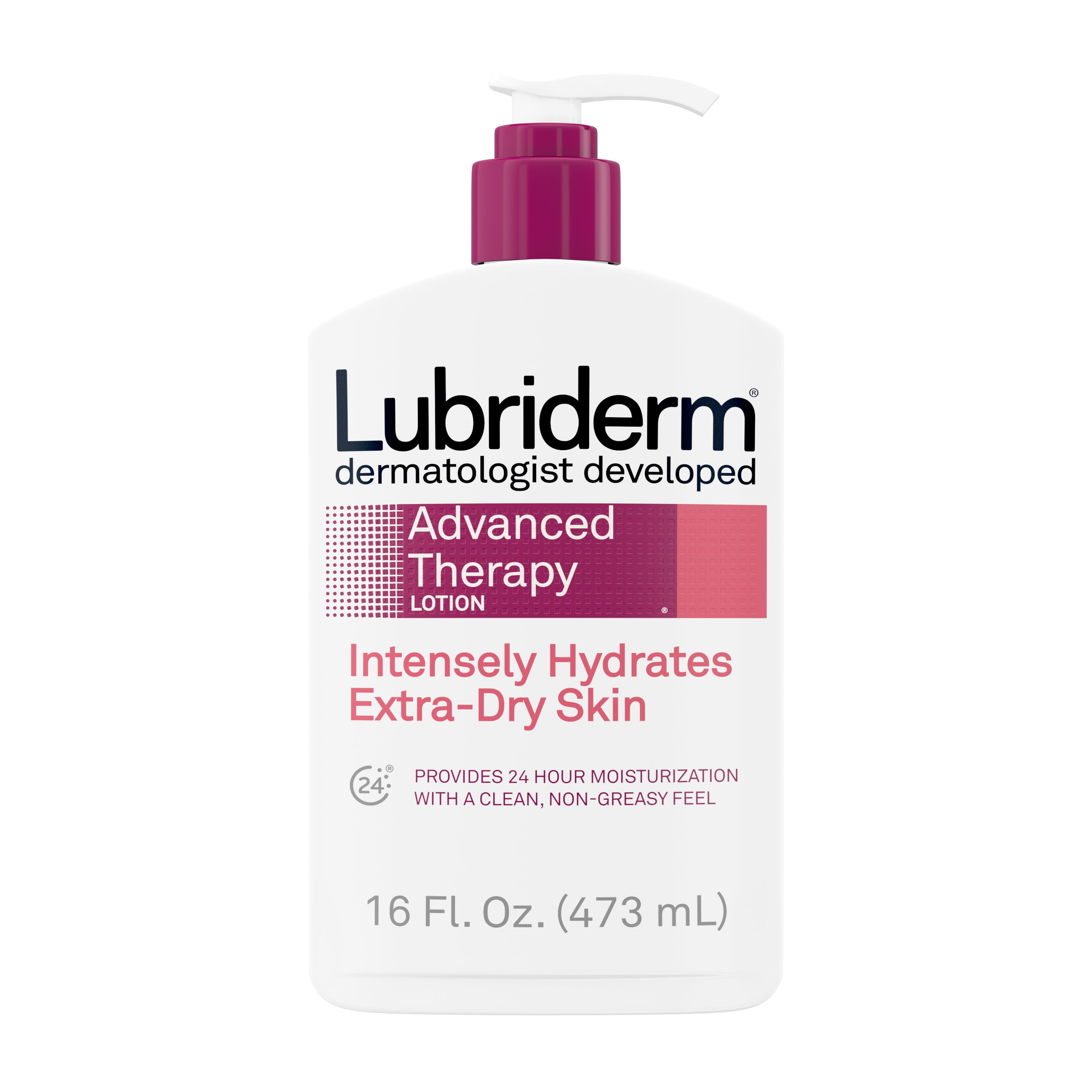 Lubriderm Advanced Therapy Fragrance-Free Lotion, Vitamin E, 16 fl. oz