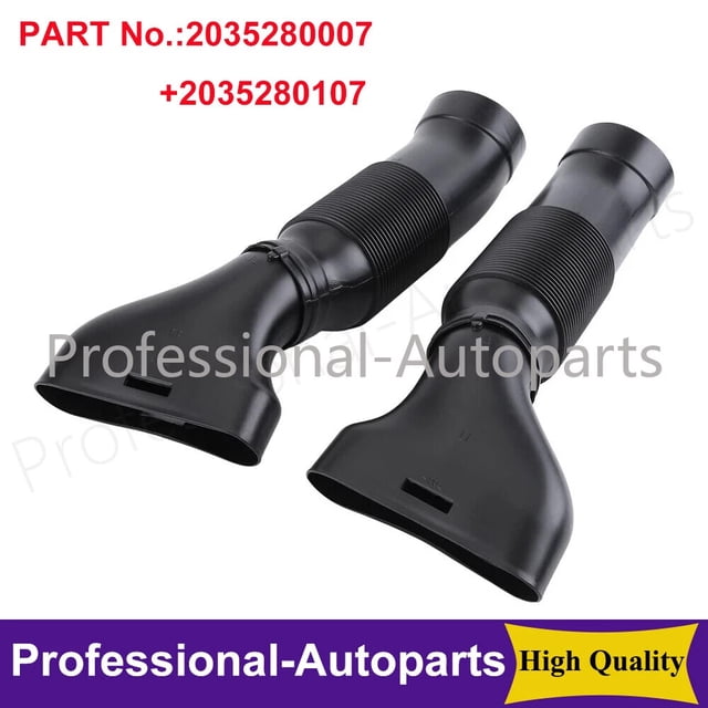 2Pcs Air Intake Duct Tube Hose Pipe L+R Fit for for Benz C320 C240 2.6L 3.2L 01-05