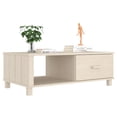 thumbnail image 2 of vidaXL Table Basse HAMAR Brun Miel 100x55x35 cm Bois Massif Pin, 2 of 5