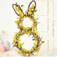 thumbnail image 4 of Idyllic Decorative Artificial Easter Bunny, Forsythia, Speckled Eggs Wreath, Multicolor, 4 of 7