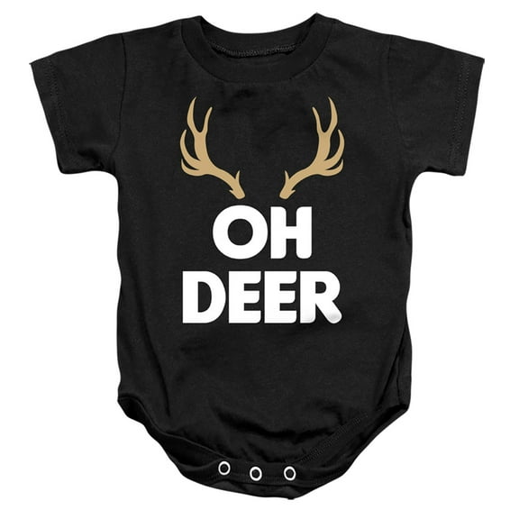 Oh Deer It's Christmas Unisex Infant Snap Suit for Baby