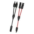 thumbnail image 4 of Y Branch Solar Connectors, 2 PCS 1 To 2 Splitter Solar PV Parallel Adapter Cable Wire Plug 1000V DC Solar & Wind Power Parts & Accessories Solar & Wind Power, 4 of 8