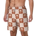 thumbnail image 2 of Xecao Brown Palms for Men's Swimming Trunks Swim Trunks Quick Dry Swim Shorts with Mesh Lining Funny Swimwear Bathing Suits, 2 of 9