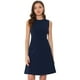 thumbnail image 1 of Vestido de trabajo para mujer Allegra K A-line Sin mangas Azul oscuro XL, 1 of 6