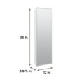 American Pride Beveled Mirror Medicine 12 x 36 in., Frameless