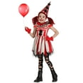 thumbnail image 2 of Girl's Sinister Circus Clown Costume, 2 of 8