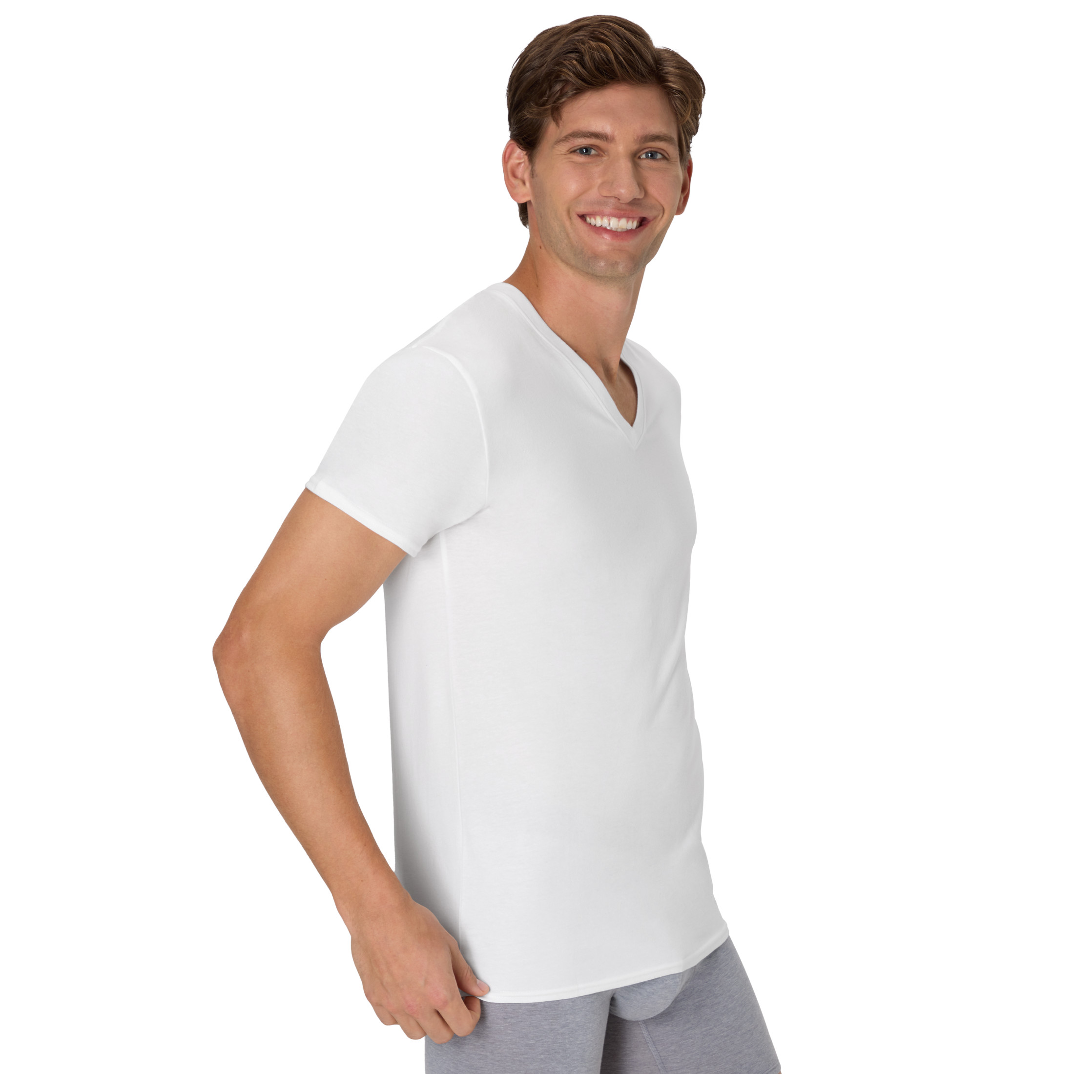 Hanes Men's Cool Comfort V-Neck Undershirt 6-Pack photo 5