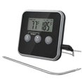 thumbnail image 1 of Cooking Thermometer, Kitchen Thermometers Digital Digital Thermometer with Long Probe and LCD Display for Food, Meat, Oil, Milk, Wine, BBQ, 1 of 5