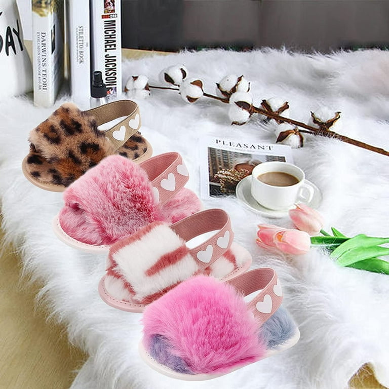 Baby fur sliders new arrivals