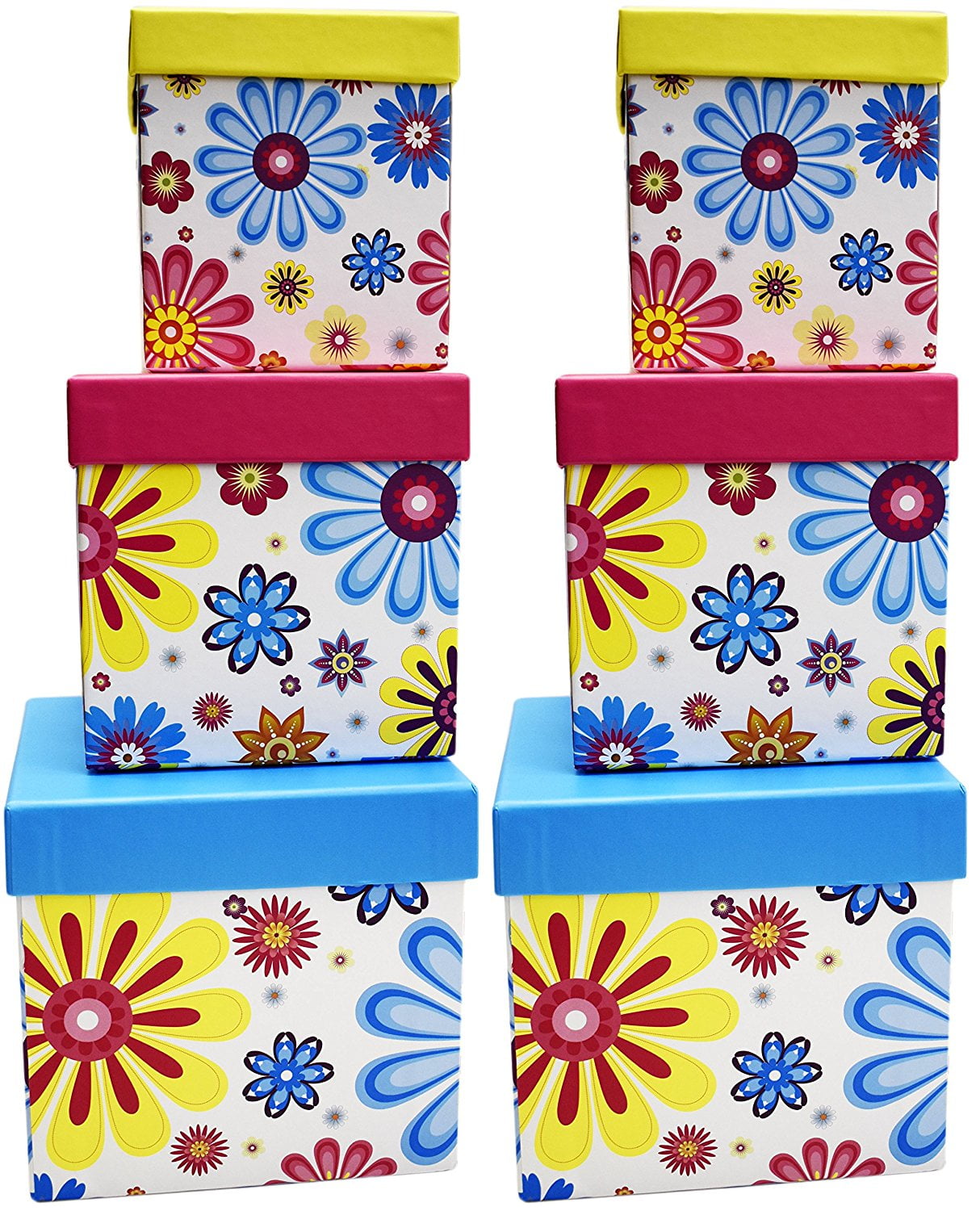 Boxes gift christmas wholesale Alef Elegant Decorative Themed Nesting Gift Boxes -3 Boxes- Nesting Boxes Beautifully Themed and