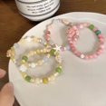 thumbnail image 3 of Pulsera de cerámica con diseño de elefante de color macarrón, pulsera dulce de primavera y verano con diseño de nicho, 3 of 6