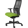 thumbnail image 4 of Ignition 2.0 Reactiv Mid-Back Task Chair, Supports Up To 300 Lbs., Pear Seat, Black Back, Black Base, 4 of 12