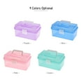 thumbnail image 6 of Clear Art Storage Box Painting Supplies Multipurpose Case Meidum Size with Handle for Artists Students Medine Tools Cosmetics Fishing Supplies, 6 of 7