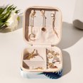 thumbnail image 6 of Shark Travel Portable Square Jewelry Organizer with Storage Box | Jewelry Display and Box for Rings, Earrings, Necklaces, Bracelets - Suitable for Girls and Women, 6 of 6