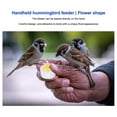 thumbnail image 3 of Hummingbird Feeder, Flower Shape Mini Bird Feeder  for Outdoor Red,Yellow, 3 of 7