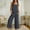 Dark Gray, variant on FRSASU Womens Sleeveless Vests Dressy Casual Square Neck Solid Color Spring Summer Vest Tops Wide Leg Capri Pants Set with Pockets Dark Gray