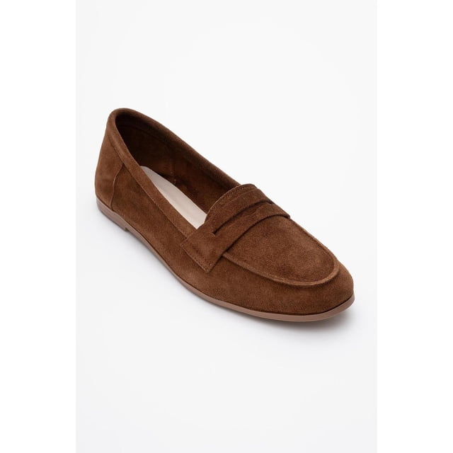 Dorothy - Mocasines de ante marrón cafe 24.5 CM