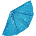 thumbnail image 1 of Christmas Tree Skirt 36Inch Turquoise Sequence Christmas Tree Skirt Sequin Tree Skirt Christmas Decor Home Decor Aqua Blue Tree Skirt Personalized -0913S, 1 of 7