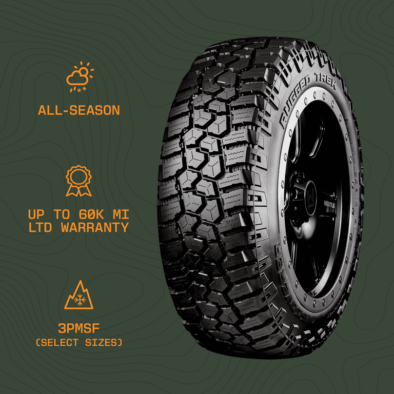 Cooper, All Terrain Light Truck Tire, 255/70R18 116T XL, Rugged Cooper, All Terrain Light Truck Tire, 255/70R18 116T XL, Rugged