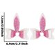 thumbnail image 3 of Fiudx Pinza para El Pelo con Lazo, Lentejuelas Brillantes, Diseño Clásico, Decoración para Fiesta de Pascua, Accesorio Versátil para El Pelo, Empaque de Regalo, Paquete de 2, Tamaño 7,5 X 7 Cm, 3 of 6