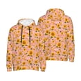 thumbnail image 6 of Bingfone Plaid Sunflower Men's Drawstring Hoodie Long Sleeve Pocket Sweatshirts-XX-Large, 6 of 6