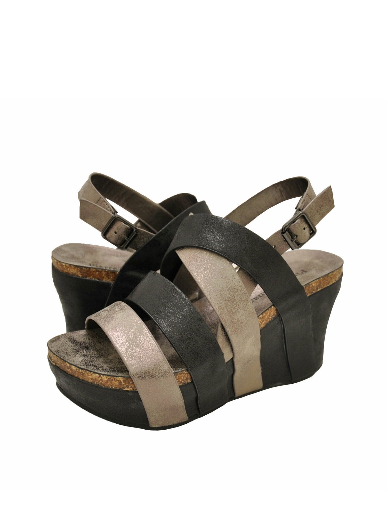 Pierre Dumas Hester-19 Women's Strappy Platform Wedge Sandals 22629 ...
