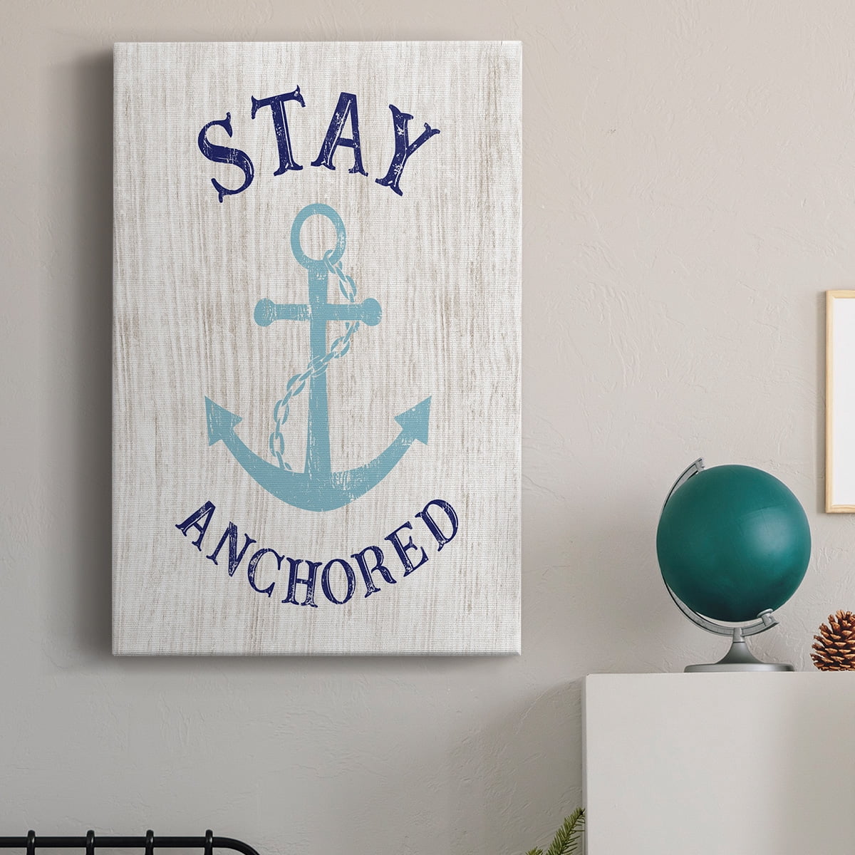 Stay Anchored Premium Gallery Wrapped Canvas - Ready to Hang