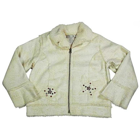 - Widgeon By Saras Prints - Little Girls Faux Shearling Jacket Cream / 6