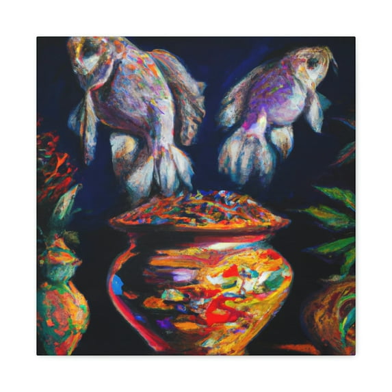 Rainbow Fish Splendor - Canvas