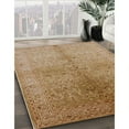 thumbnail image 2 of Ahgly Company Indoor Square Mid-Century Modern Brown Sand Brown Oriental Area Rugs, 6' Square, 2 of 6