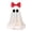 Red, variant on Halloween Decorations Ghost Tabletop Decor with Big Bow 19.69in Ornaments Halloween Mantel Porch Indoor Outdoor Decor,1pack