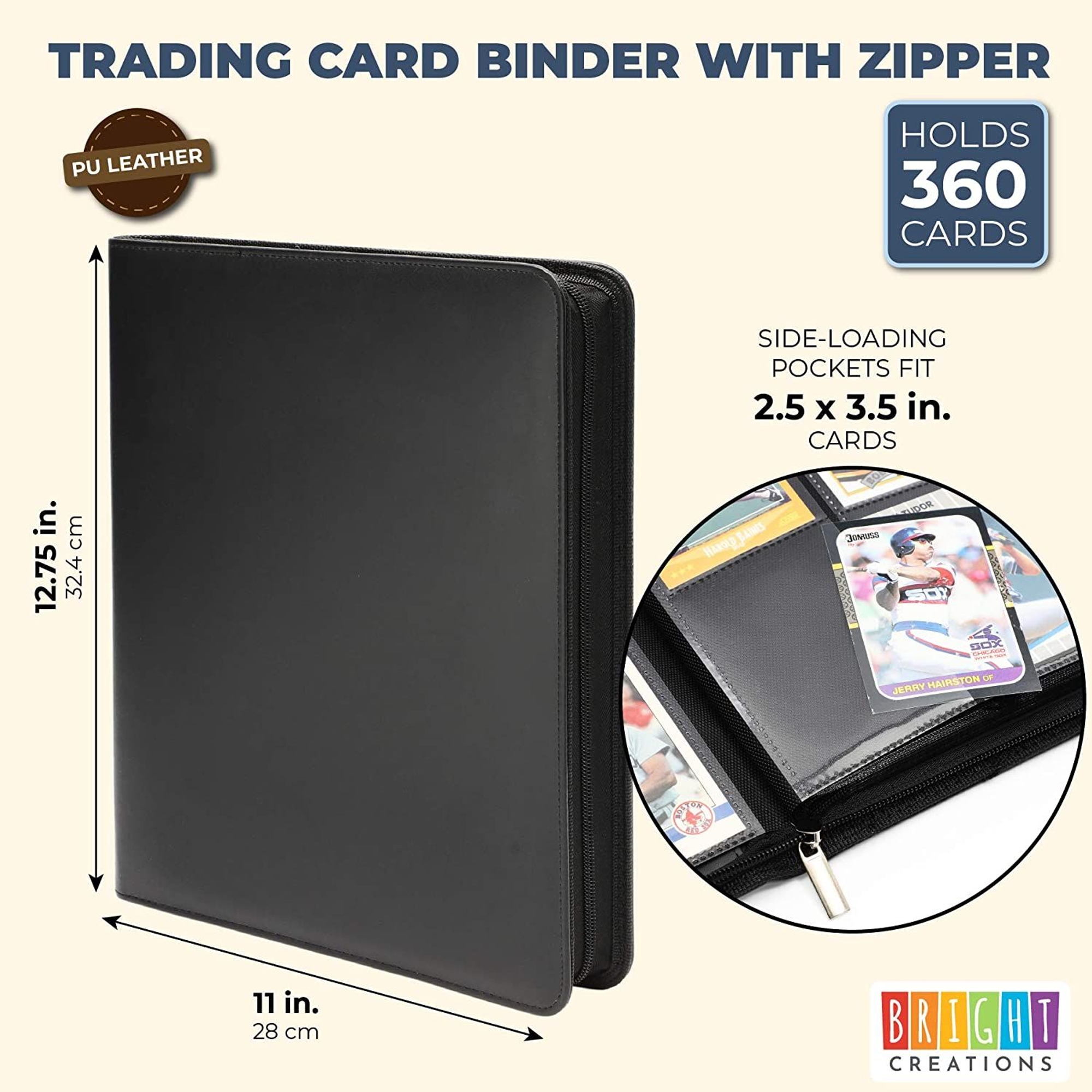 Blue Card Collector Binder Sihdnok 9-Pocket Trading Card Binder - 360 Card Capacity, 40 Fixed Pages, Side-Loading Sleeves, Blue - For Sports & Game Cards Side Loading Card Sleeves Blue Card Collector Binder Sihdnok 9-Pocket Trading Card Binder - 360 Card Capacity, 40 Fixed Pages, Side-Loading Sleeves, Blue - For Sports & Game Cards Side Loading Card Sleeves
