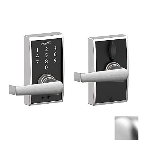 Schlage FE695 Century By Elan Keyless Touch Lever Lock with 16211 Latch