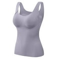 thumbnail image 1 of RXIRUCGD Haut Chaud Chauffant pour Femmes, Mode, Uni, à Encolure Ronde, avec Coussinet de Poitrine ( Gris, Taille : TG ), 1 of 3