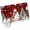 Red Black, variant on Navy Blue Christmas 2'x6' Runner Rugs for Hallway Kitchen Bedside Non Slip, Snowman Xmas Tree Coastal Snowflake Starfish Entryway Rug Runners with Rubber Backing, Long Carpet Runner for Laundry Room
