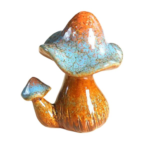 Piwvid Toilet Bolt Caps Porcelain Toilet Bolt Covers Decorative, Fun Toilet Screw Cover Caps, Ceramic Mushroom Toilet Screw Caps, Toilet Bowl Bolt Covers for Bathroom Decor, Easy to install