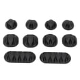 thumbnail image 3 of Desk Cable Clip, Multipurpose Strong Tension Elastic Wire Management  For Beauty Equipment For Office For Home Black, 3 of 8