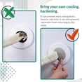 thumbnail image 5 of Triani 8Pcs Waterproof Sealing Clay White Moldable Super Diamond Mudseal Duct Seal Repair Sealing Clay for Wall Hole Repair, Air Conditioning and Drainage Pipes ﻿, 5 of 8