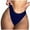 Blue, variant on GEWSEY Women Cheeky Bikini Bottoms Wave Swimsuit Swim Briefs Bathing Basic Suit Bottom Black, S