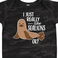 thumbnail image 4 of Inktastic I Just Really Like Sea Lions Ok Boys or Girls Baby Bodysuit, 4 of 5