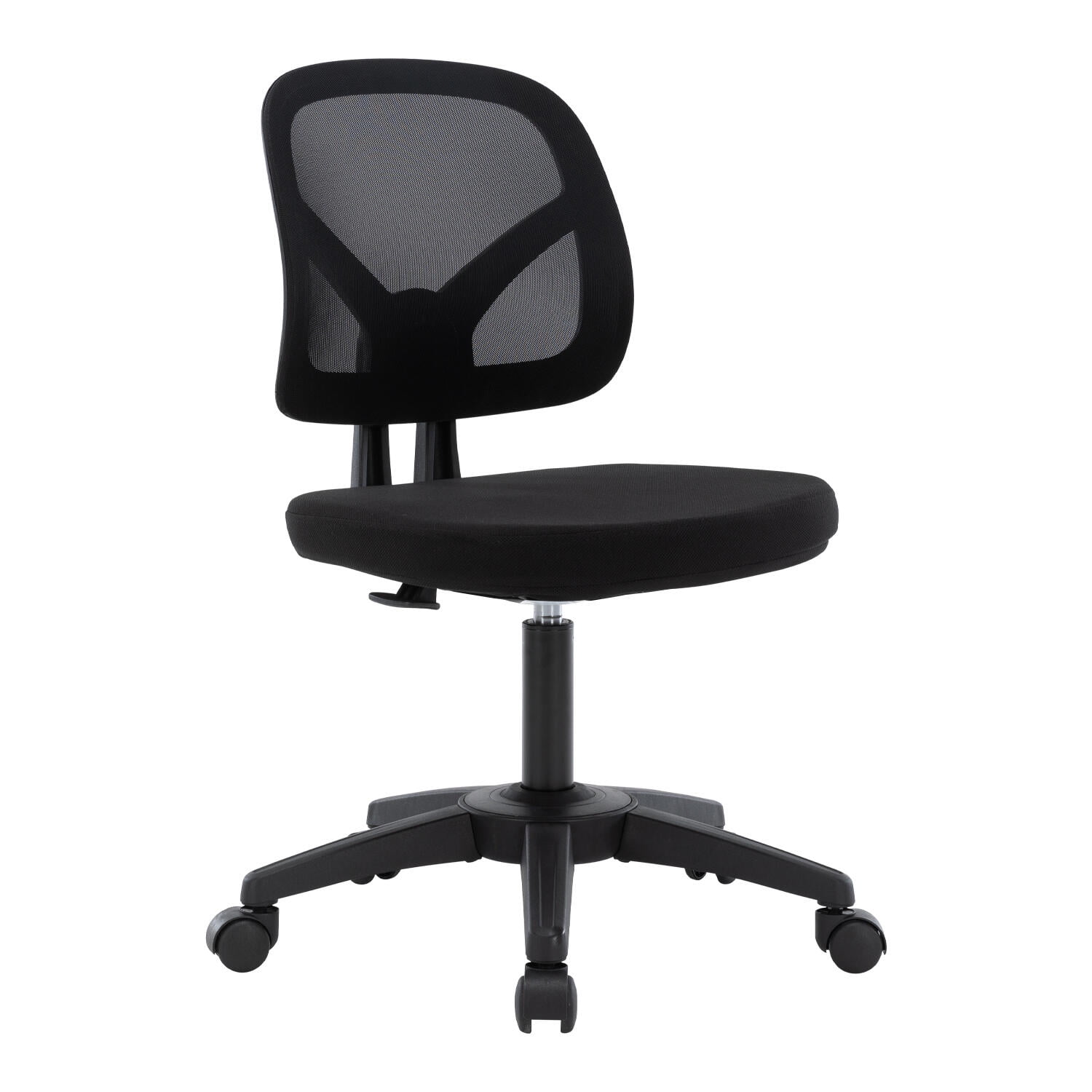 Low Back Home Office Task Chair Adjustable Height Armless Executive Computer Desk Chair with Swivel Casters