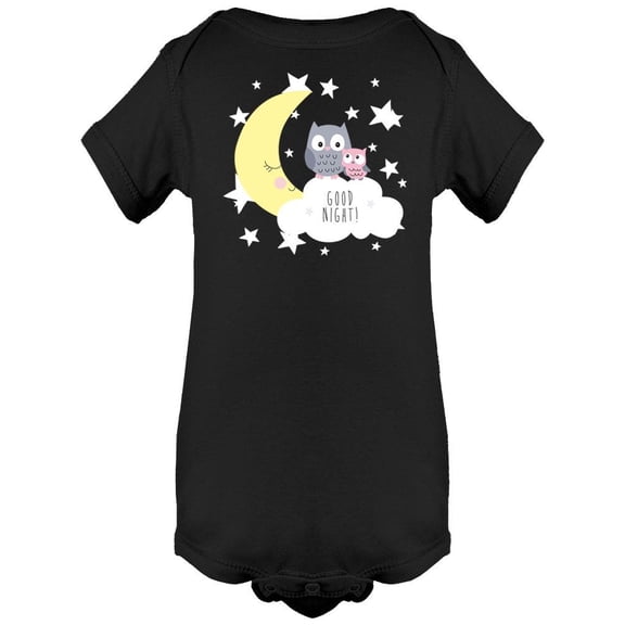 Cute Owls On The Clouds   Bodysuit Infant -Image by Shutterstock,  18 Months