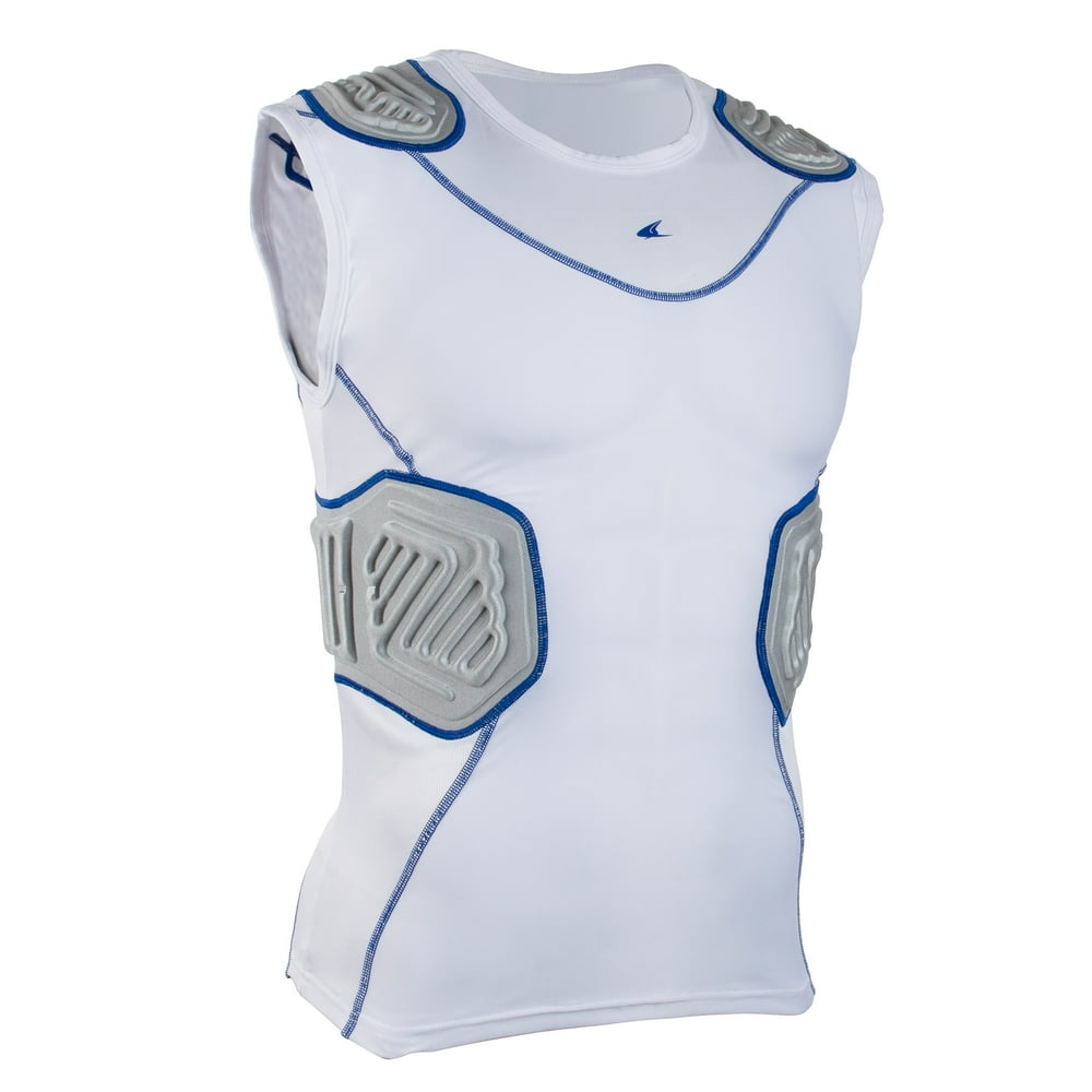 CHAMPRO Bull Rush Football Sleeveless Padded Compression Shirt