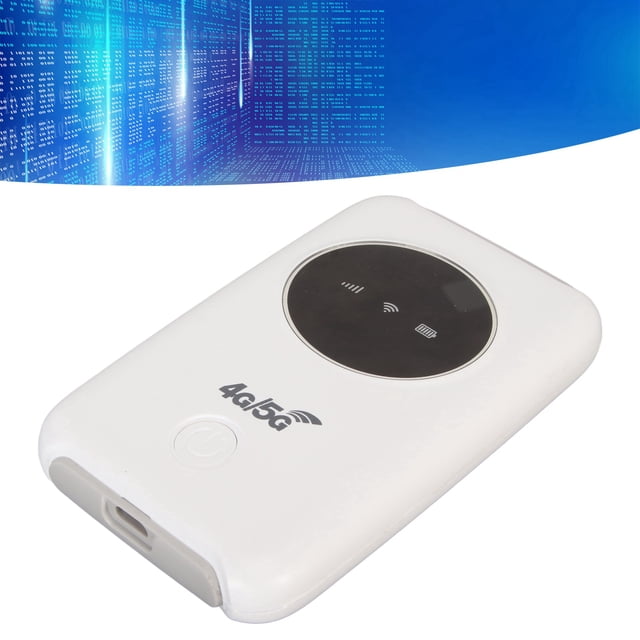 WiFi Móvil Portátil, 4G LTE USB WiFi Modem SIM Card Slot Bandas De Red 4G Construidas En 3200mAh Desbloqueado 5G WiFi Para Viajar Para El Trabajo